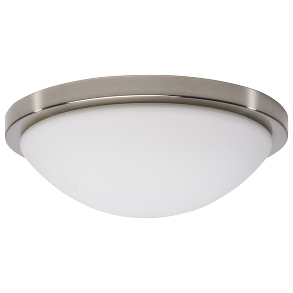 Nuvo Button, 11 Inch LED Flush Mount Fixture, Brushed Nickel Finish, CCT Selectable, 120 Volts 62/1842 - main